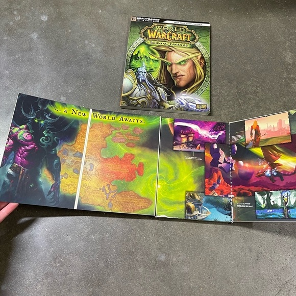 World of Warcraft Expansions Sets & Game Manuals Burning Crusade Lich King Lot - Picture 4 of 9